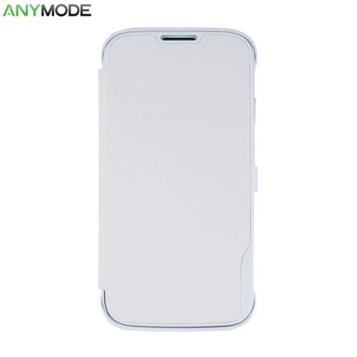 Anymode i9500 Galaxy S4 ile Uyumlu Folio Cover Kılıf Beyaz ürün görseli 1