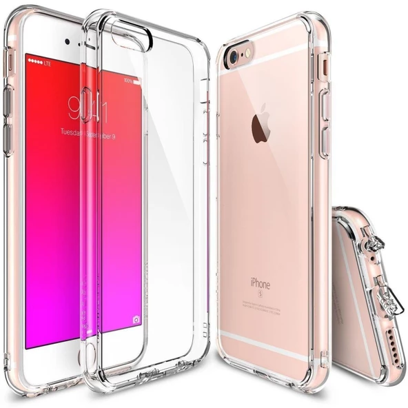 Ringke Fusion iPhone 6s Plus/ 6 Plus ile Uyumlu KIlıf Crystal View TPU Bumper Extra Darbe Emici ürün görseli 1