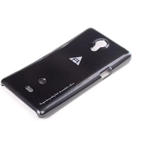 Xperia T LT30p ile Uyumlu Rock Slim Kauçuk Kılıf Siyah ürün görseli 1