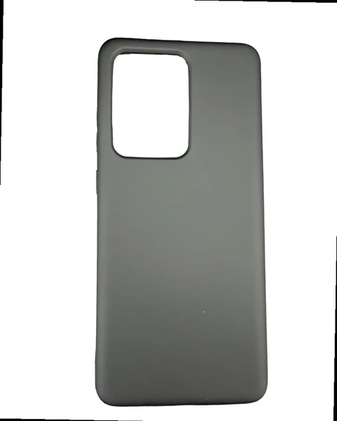 Galaxy S20 Ultra ile Uyumlu Cappy Silikon Kılıf Siyah ürün görseli 1