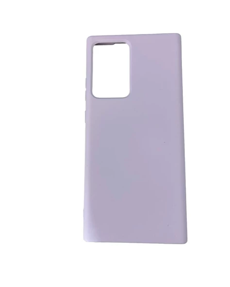 Galaxy Note 20 Ultra ile Uyumlu Cappy Silikon Kılıf Lila ürün görseli 1