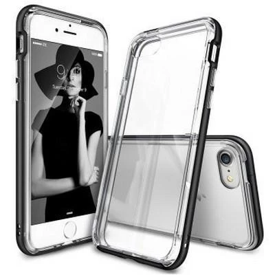 Ringke Frame iPhone 7 ile Uyumlu Çerçeveli Bumper Kılıf Sf Black ürün görseli 1