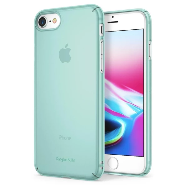 Ringke Slim Frost iPhone 7/8 ile Uyumlu KIlıf Mint İnce Buzlu Transparan ürün görseli 1