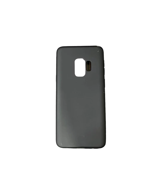 Galaxy S9 ile Uyumlu Cappy Silikon Kılıf Siyah ürün görseli 1