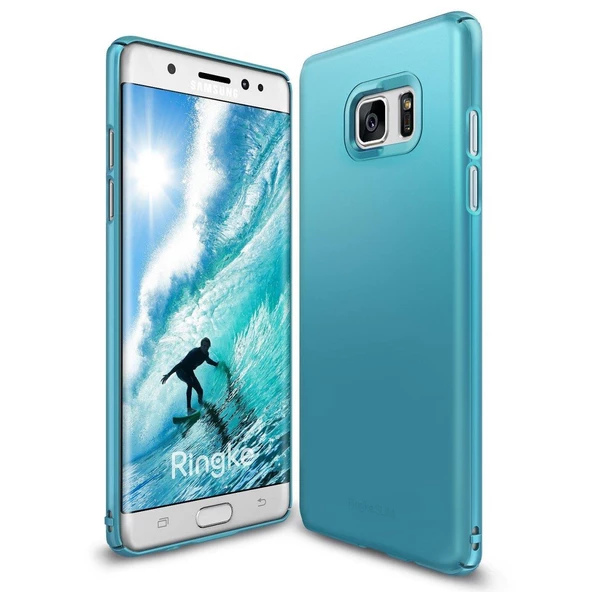 Ringke Slim Galaxy Note 7 FE ile Uyumlu Kılıf Ocean Blue ürün görseli 1