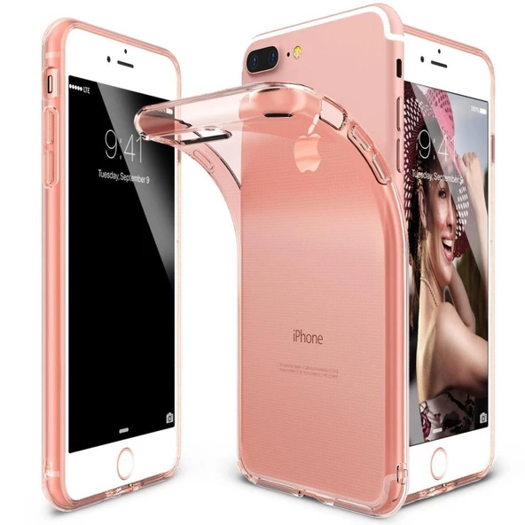 Ringke Air iPhone 7/8 Plus ile Uyumlu KIlıf Rose Gold ürün görseli 1