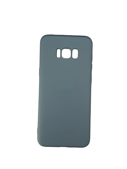 Galaxy S8 Plus ile Uyumlu Cappy Silikon Kılıf Lacivert ürün görseli 1