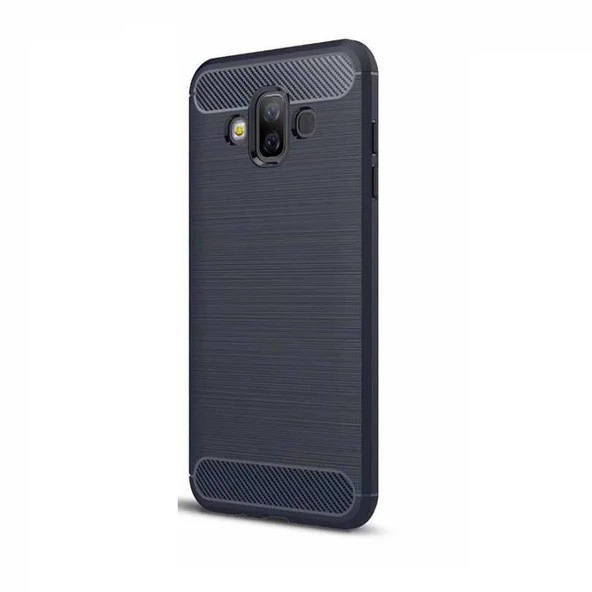 Galaxy J7 Duo ile Uyumlu Room Silikon Kılıf Lacivert ürün görseli 1