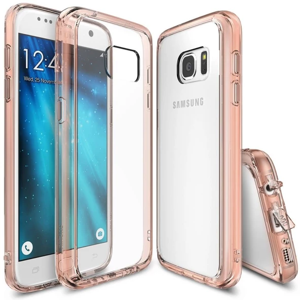 Ringke Fusion Galaxy S7 ile Uyumlu Kılıf Rose Gold ürün görseli 1