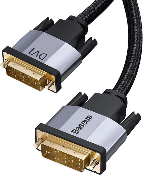 Baseus Enjoyment Series DVI to DVI HDTV Projeksiyon Kablo 1 mt CAKSX-Q0G ürün görseli 1
