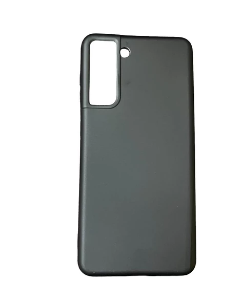Galaxy S21 ile Uyumlu Cappy Silikon Kılıf Siyah ürün görseli 1