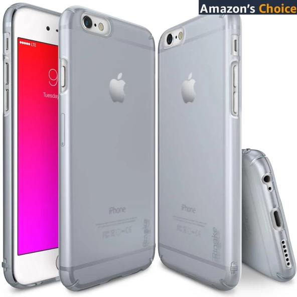 Ringke Slim Frost iPhone 6s Plus/ 6 Plus ile Uyumlu KIlıf Gray ürün görseli 1