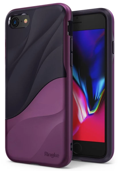 Ringke Wave iPhone 7 ile Uyumlu KIlıf Metallic Purple ürün görseli 1