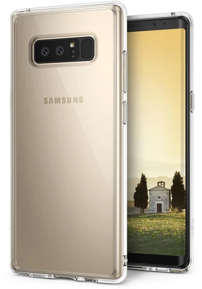 Ringke Fusion Galaxy Note 8 ile Uyumlu KIlıf Crystal Clear ürün görseli 1