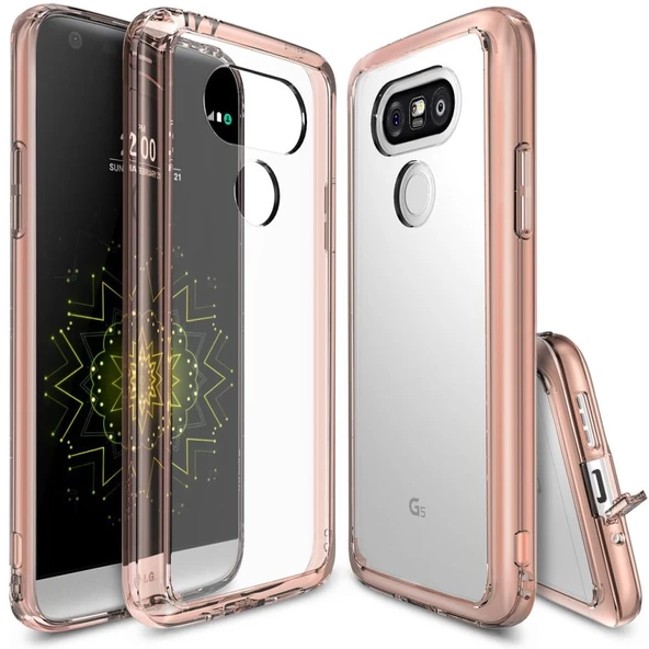 Ringke Fusion G5 ile Uyumlu Kılıf Rose Gold ürün görseli 1