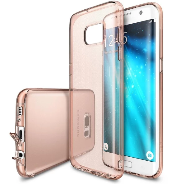 Ringke Air Galaxy S7 Edge ile Uyumlu Kılıf Rose Gold ürün görseli 1