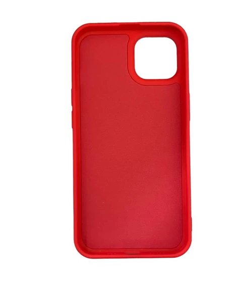 iPhone 13 Pro Max ile Uyumlu Cappy Silikon Kılıf Kırmızı ürün görseli 1