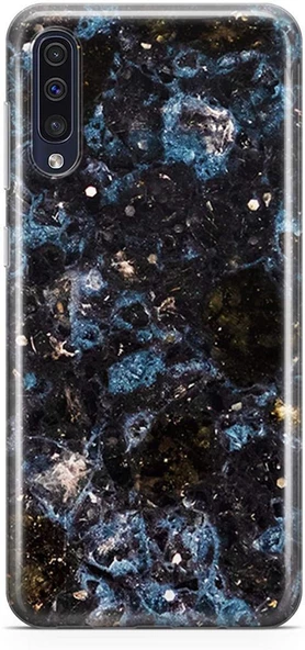 Galaxy A50 ile Uyumlu Mermer Desenli Silikon Kılıf ürün görseli 1