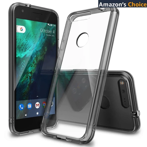 Ringke Fusion Pixel XL ile Uyumlu Kılıf Smoke Black ürün görseli 1