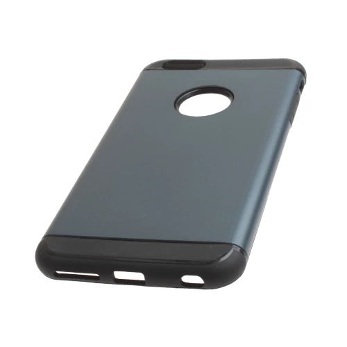 iPhone 6S Plus/6 Plus ile Uyumlu Double Hard Koruma Kılıfı Metal Slate ürün görseli 1