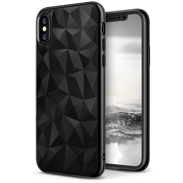 Ringke Air Prism 3D Elmas Yansıması iPhone X ile Uyumlu KIlıf Ink Black ürün görseli 1