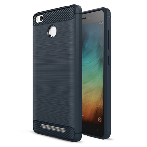 Red Mi 3 Pro ile Uyumlu Kılıf Room Silikon Lacivert ürün görseli 1