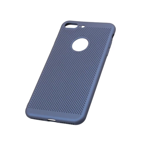iPhone 7 Plus ile Uyumlu Rubber Delikli Silikon Kılıf Lacivert ürün görseli 1