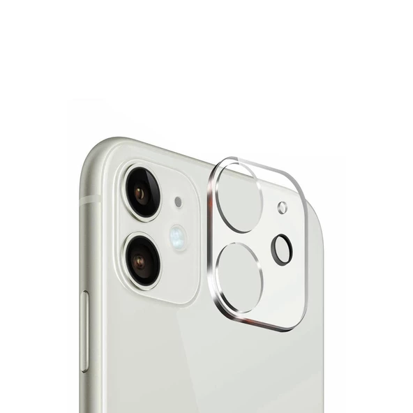 iPhone 11 ile Uyumlu Kamera Koruyucu Şeffaf ürün görseli 1