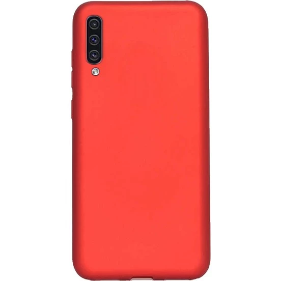 Zore Galaxy A50 ile Uyumlu Premier Silikon Kılıf Kırmızı ürün görseli 1