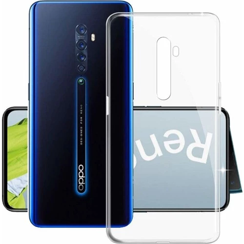 Reno 2Z ile Uyumlu Ultra Slim Silikon Kılıf Şeffaf ürün görseli 1