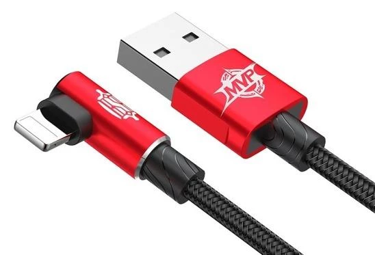 Baseus Lightning 1 Metre MVP Kablo Kırmızı ürün görseli 1