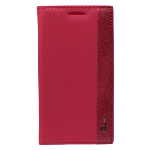 G2 Mini D610 ile Uyumlu Magnum Serisi Yan Model Kapaklı Kılıf Kırmızı ürün görseli 1