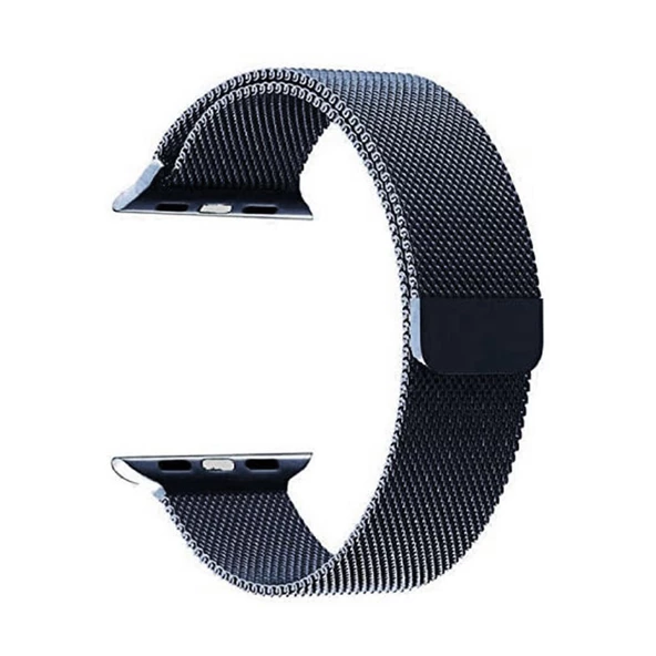 Apple Watch ile Uyumlu 42-44mm Metal Kordon Lacivert ürün görseli 1