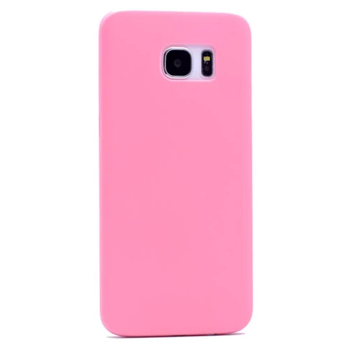 Galaxy S7 Edge ile Uyumlu Slim Cover Pembe ürün görseli 1