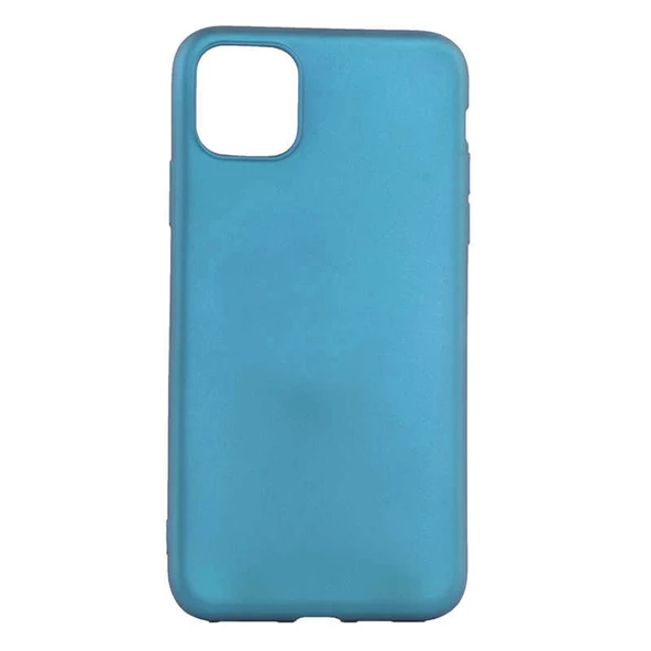 Zore iPhone 11 ile Uyumlu Premier Silikon Kılıf Mavi ürün görseli 1