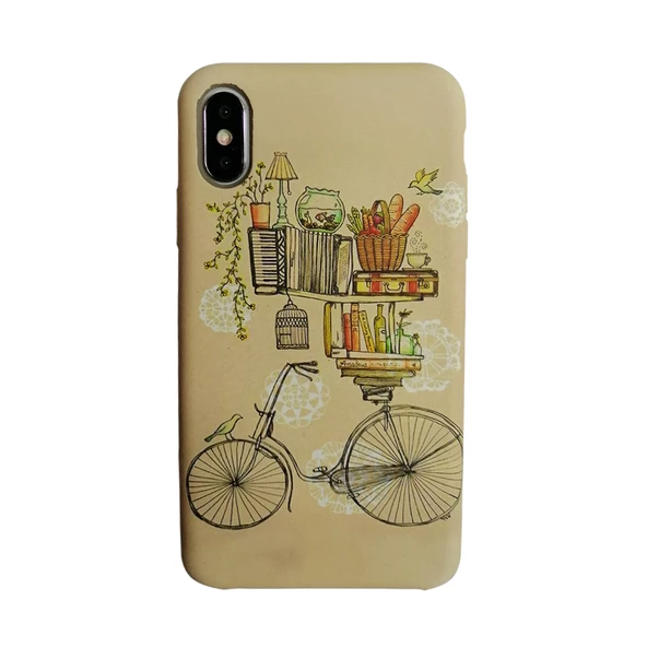 iPhone XS Max ile Uyumlu Desenli Silikon Kılıf Desen 4 ürün görseli 1