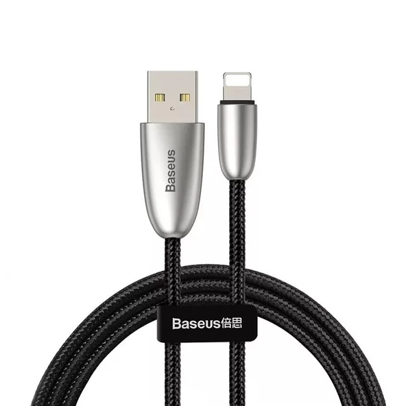 Baseus Torch 1.5A Lightning Şarj Kablosu Siyah 2M CALHJ-B01 ürün görseli 1