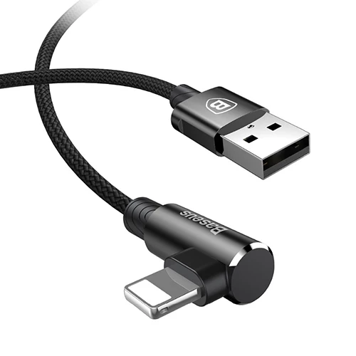 Baseus Lightning 1 Metre MVP Kablo Siyah - Resim 4