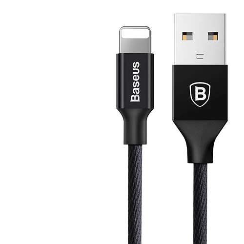 Baseus Yiven Lightning Kablo 1.8M Siyah - Resim 2