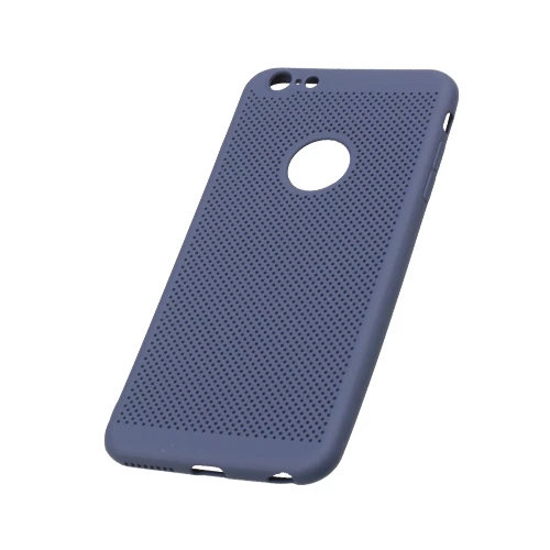 iPhone 6Plus/6SPlus ile Uyumlu Rubber Delikli Silikon Kılıf Lacivert ürün görseli 1