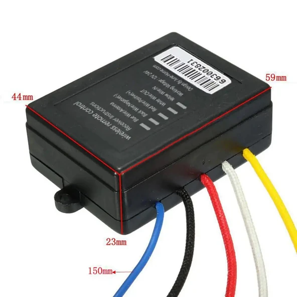 12 VOLT VİNÇ KUMANDASI ( 2 KUMANDALI ) - Resim 3