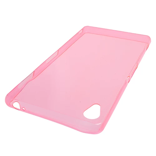 Xperia Z3 ile Uyumlu Kılıf 0.2mm Şeffaf Silikon Pembe ürün görseli 1