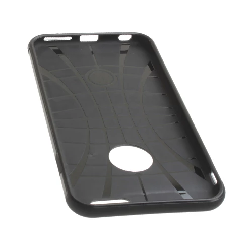 iPhone 6S Plus/6 Plus ile Uyumlu Double Hard Koruma Kılıfı Gun Metal ürün görseli 1