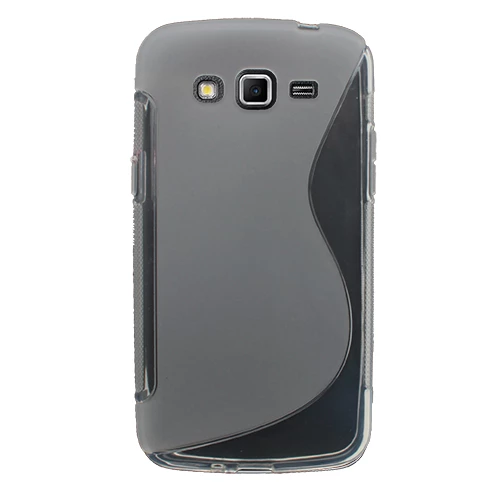 Galaxy Grand 2 G7100 ile Uyumlu S Desenli Silikon Kılıf Beyaz ürün görseli 1