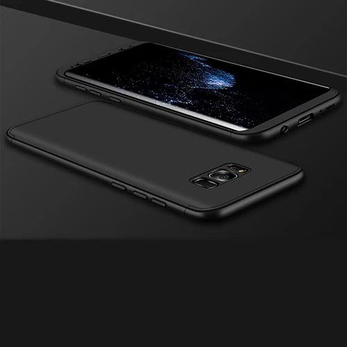 Zore Galaxy S8 Plus ile Uyumlu Ays Sert Kılıf Siyah ürün görseli 1
