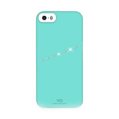 White Diamonds iPhone SE/5S/5 ile Uyumlu Swarovski Sash Desenli Kılıf Yeşil (Out) ürün görseli 1