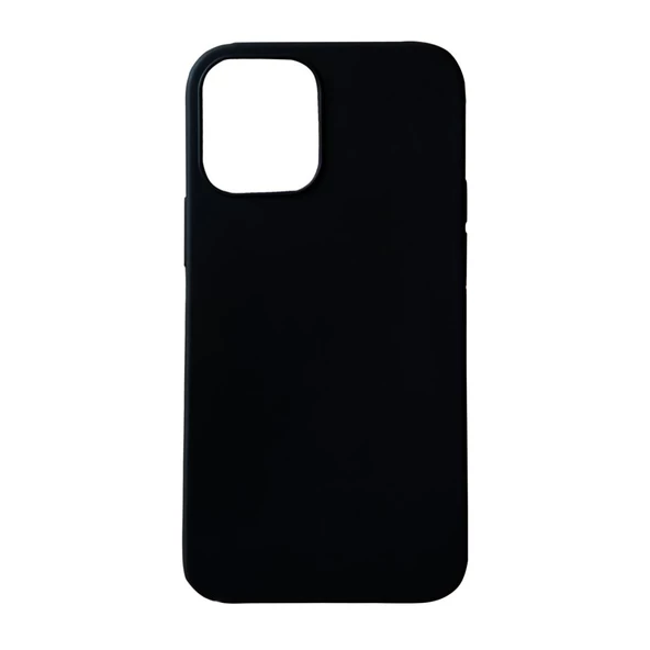 iPhone 12 (6.1") ile Uyumlu Nxe Desing Silikon Kılıf  Siyah ürün görseli 1