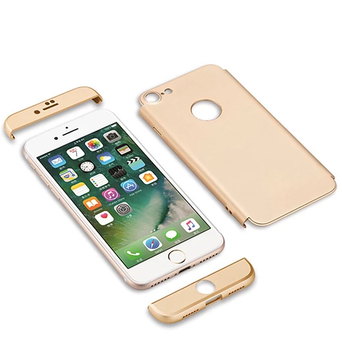 Zore iPhone 7 ile Uyumlu Ays Sert Kılıf Gold ürün görseli 1
