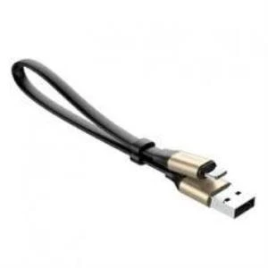 Baseus Two-in-one Portable Cable Micro Usb + Lightning Tek Kablo Gold ürün görseli 1