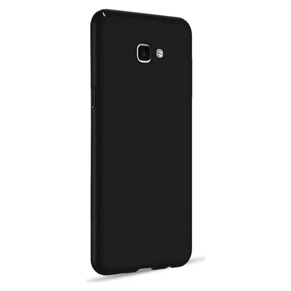 Galaxy A7 2017 ile Uyumlu Rubber Sert Kılıf Siyah ürün görseli 1